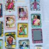 Pattern portrait photo magnets - Bubbly Decors