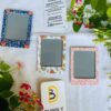 Pattern portrait photo magnets - Bubbly Decors