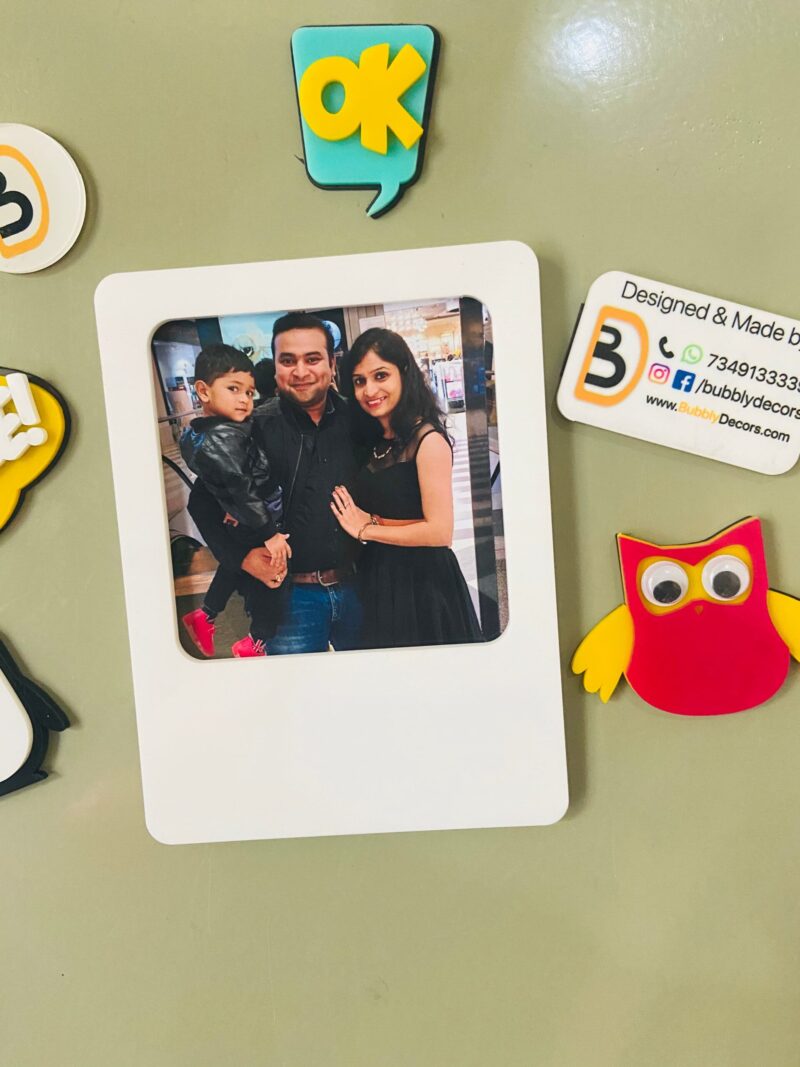 portrait photo fridge magnets - Bubbly Decors