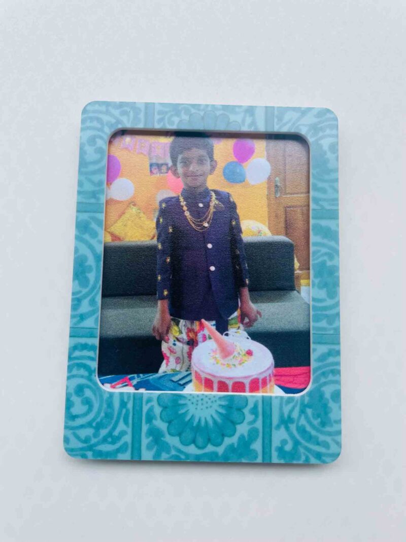 Pattern portrait photo magnets - Bubbly Decors