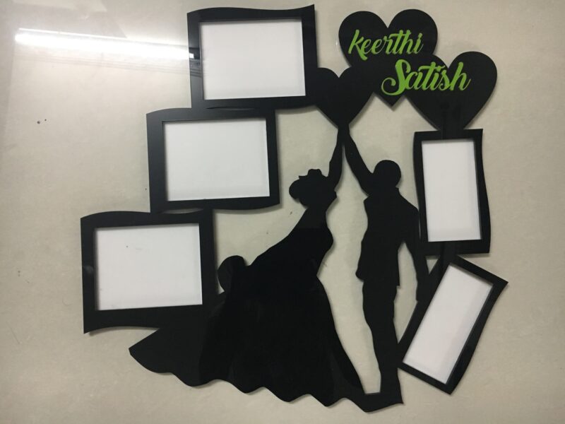 Couple Frame Acrylic - Bubbly Decors