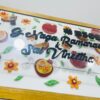 Name board pomegranate theme - Bubbly Decors