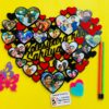 Heart collage Frame - Bubbly Decors
