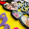 Heart collage Frame - Bubbly Decors