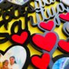 Heart collage Frame - Bubbly Decors