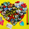 Heart collage Frame - Bubbly Decors