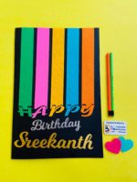 Birthday Greeting card customised - Bubbly Decors