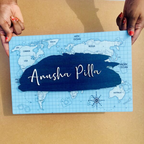 Explorer Name Board - Bubbly Decors