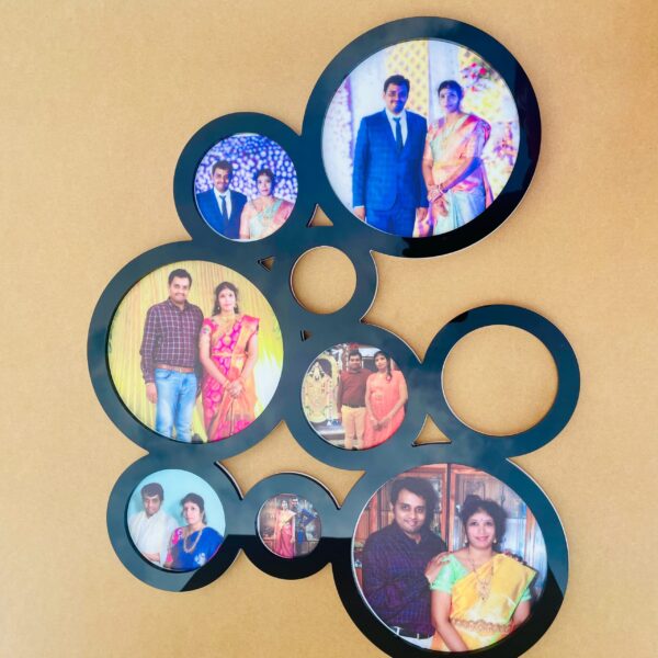 Circles photo frame - Bubbly Decors