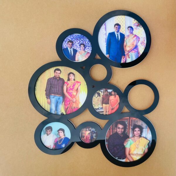 Circles photo frame - Bubbly Decors