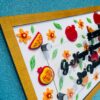 Name board pomegranate theme - Bubbly Decors