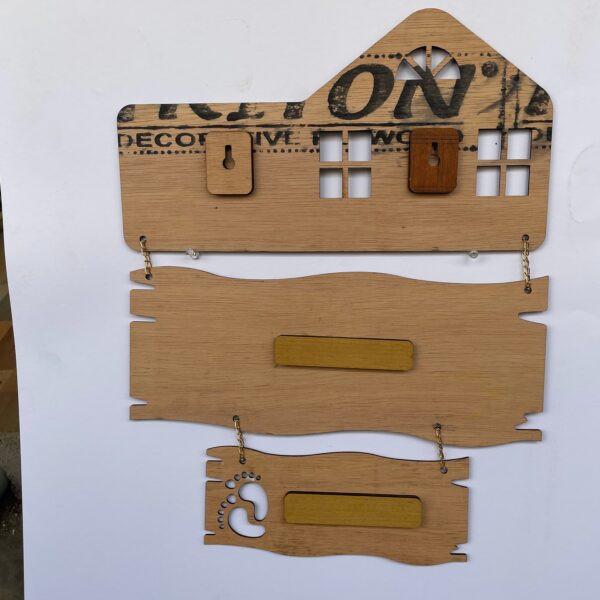Name Board 3 steps - Bubbly Decors