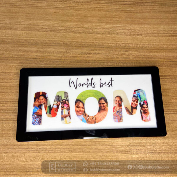 Worlds best mom frame - Bubbly Decors