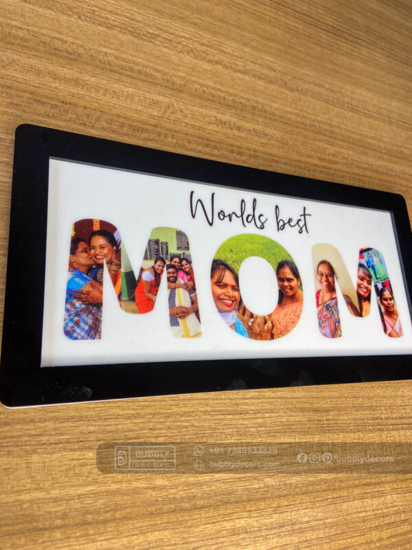 Worlds best mom frame - Bubbly Decors