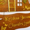 Name Board Wood Veneer 2 Steps - Bubbly Decors