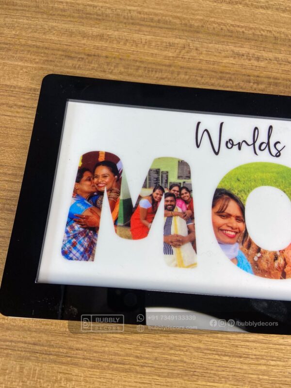 Worlds best mom frame - Bubbly Decors