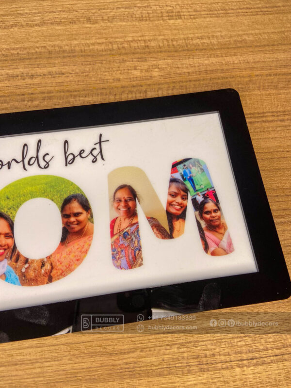 Worlds best mom frame - Bubbly Decors