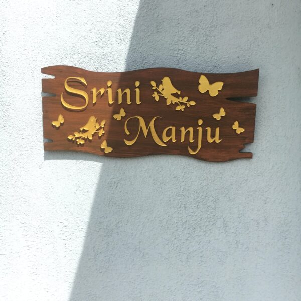 name board couple - Bubbly Decors