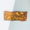 name board couple - Bubbly Decors