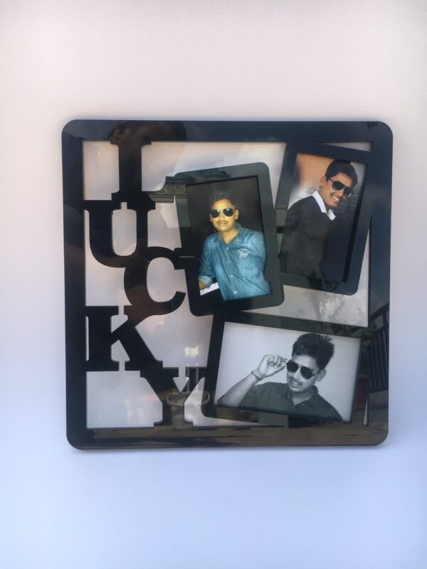 name photo frame - Bubbly Decors