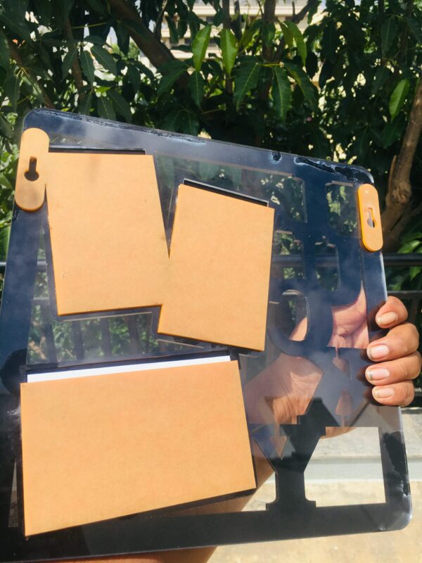 name photo frame - Bubbly Decors