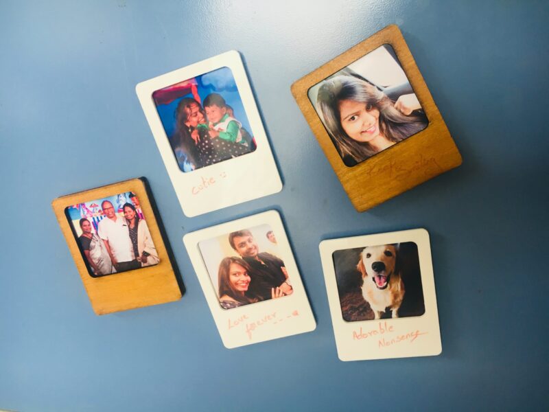 portrait photo fridge magnets - Bubbly Decors