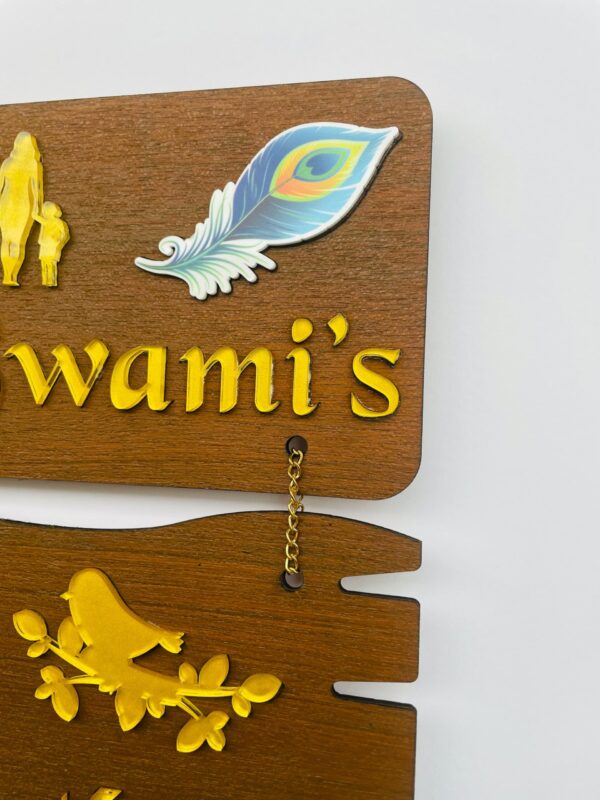 Name Board 3 steps - Bubbly Decors