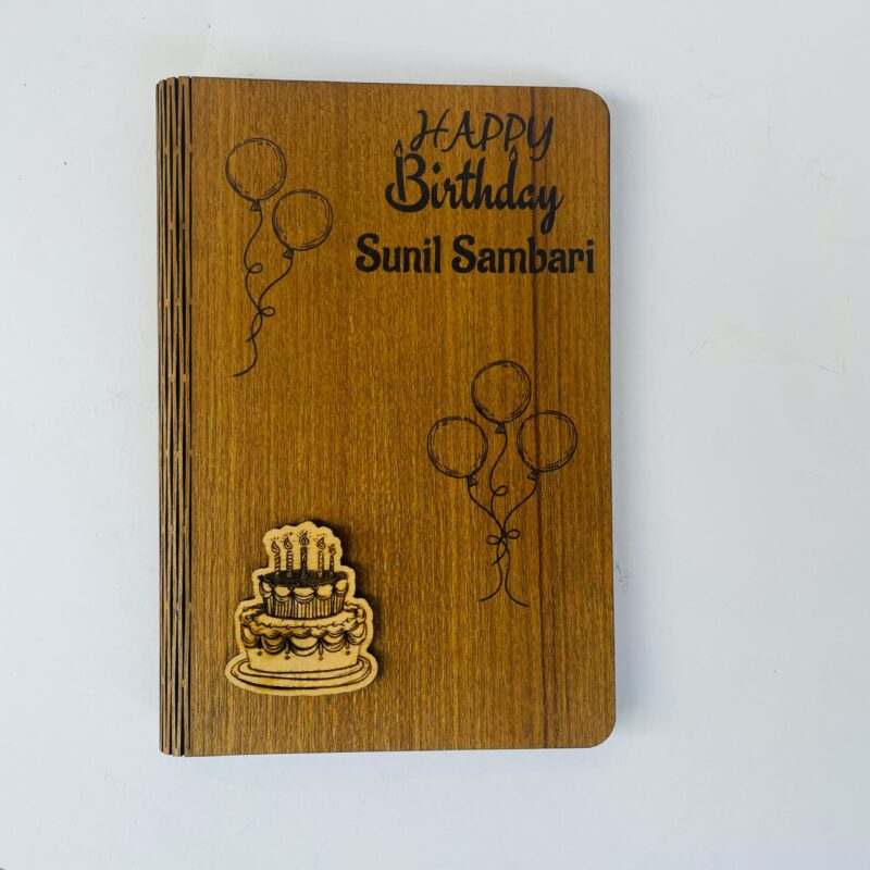 birthday greeting wood - Bubbly Decors