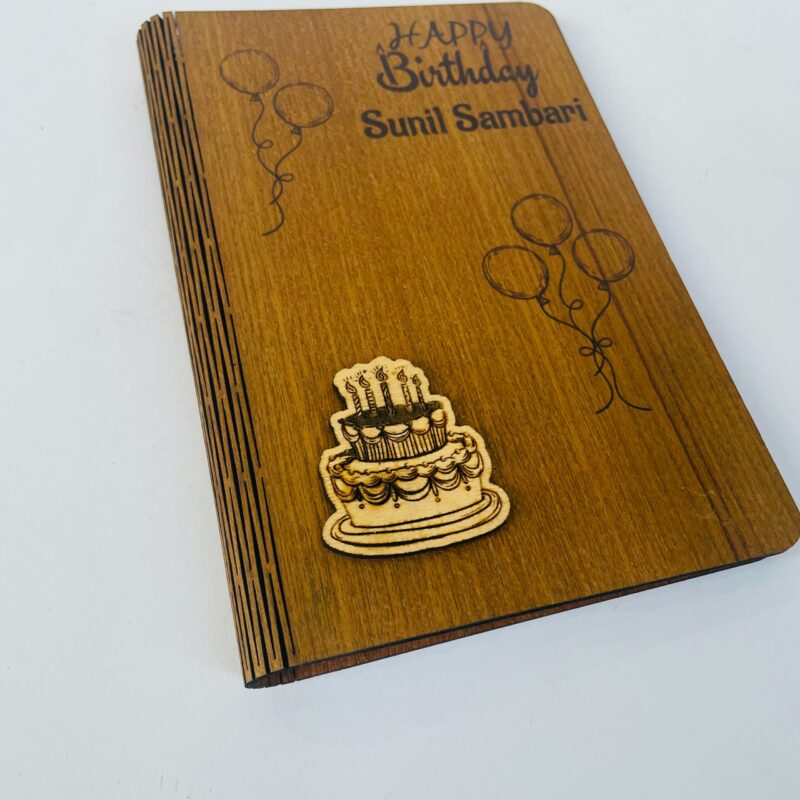 birthday greeting wood - Bubbly Decors