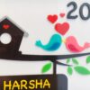 Name board Birds themed - Bubbly Decors