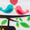 Name board Birds themed - Bubbly Decors