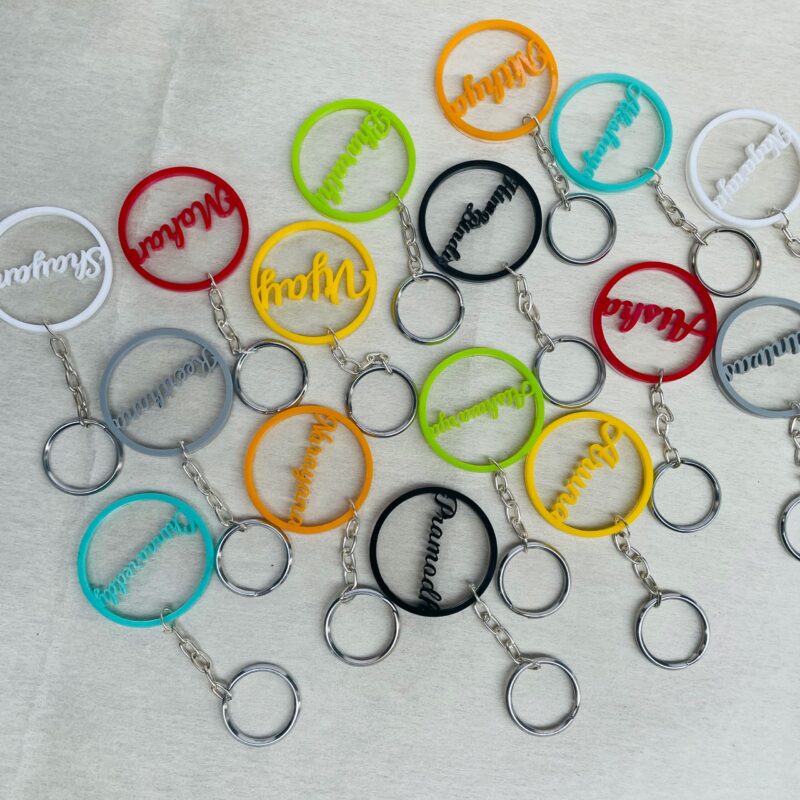 Name keychain - Bubbly Decors