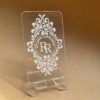 Mobile stand with mono logo - Bubbly Decors
