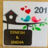 Name board Birds themed - Bubbly Decors
