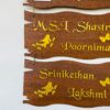 Name board custom made 3 step - Bubbly Decors