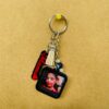 Photo keychain with name - Bubbly Decors