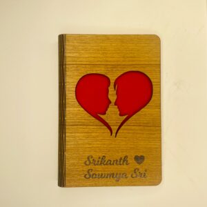 wood greeting heart faces - Bubbly Decors