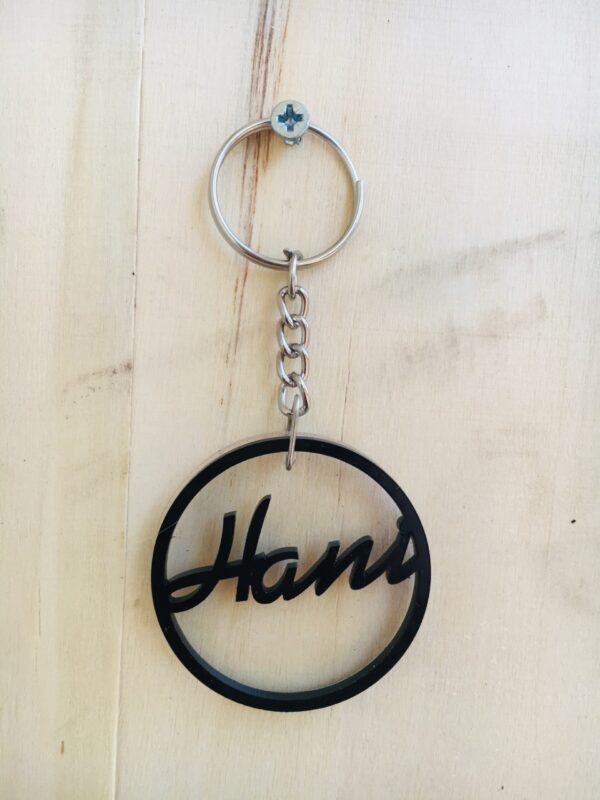 Name keychain - Bubbly Decors