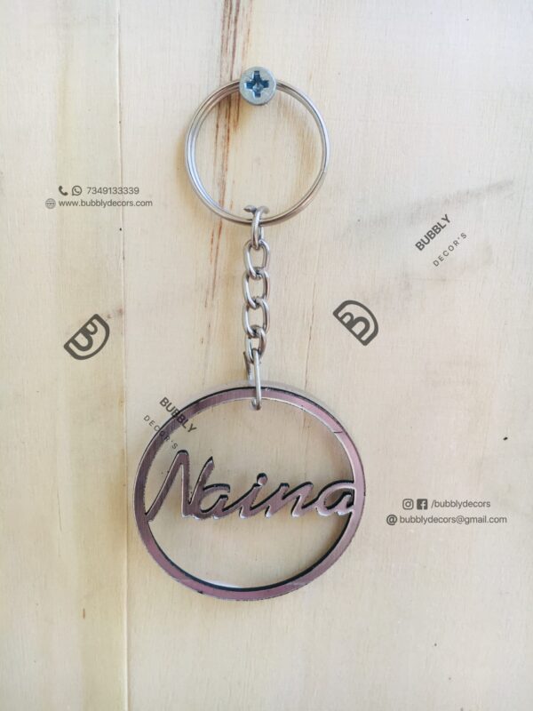 Name keychain - Bubbly Decors