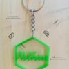 Name keychain - Bubbly Decors