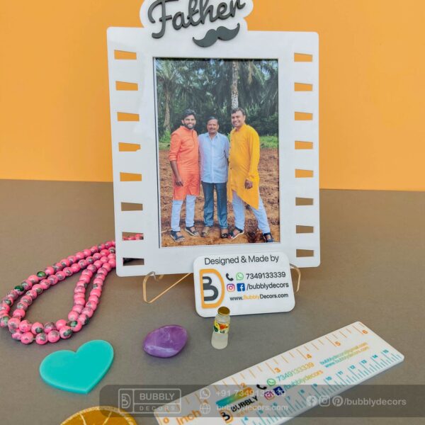 Movie reel father frame - Bubbly Decors