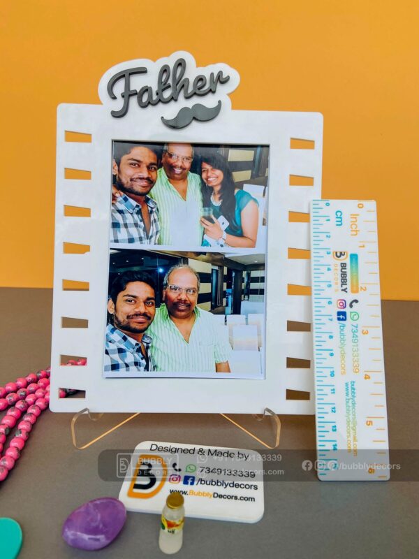 Movie reel father frame - Bubbly Decors
