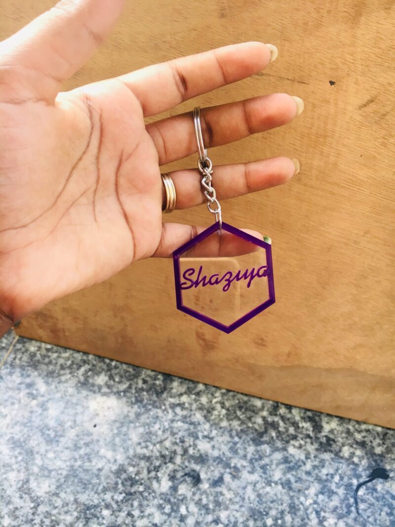 Name keychain - Bubbly Decors