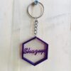 Name keychain - Bubbly Decors