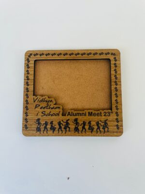 wood fridge magnets with logo - Bubbly Decors