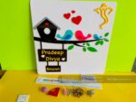 Name board bird themed - Bubbly Decors
