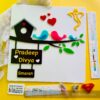 Name board bird themed - Bubbly Decors