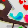 Name board bird themed - Bubbly Decors