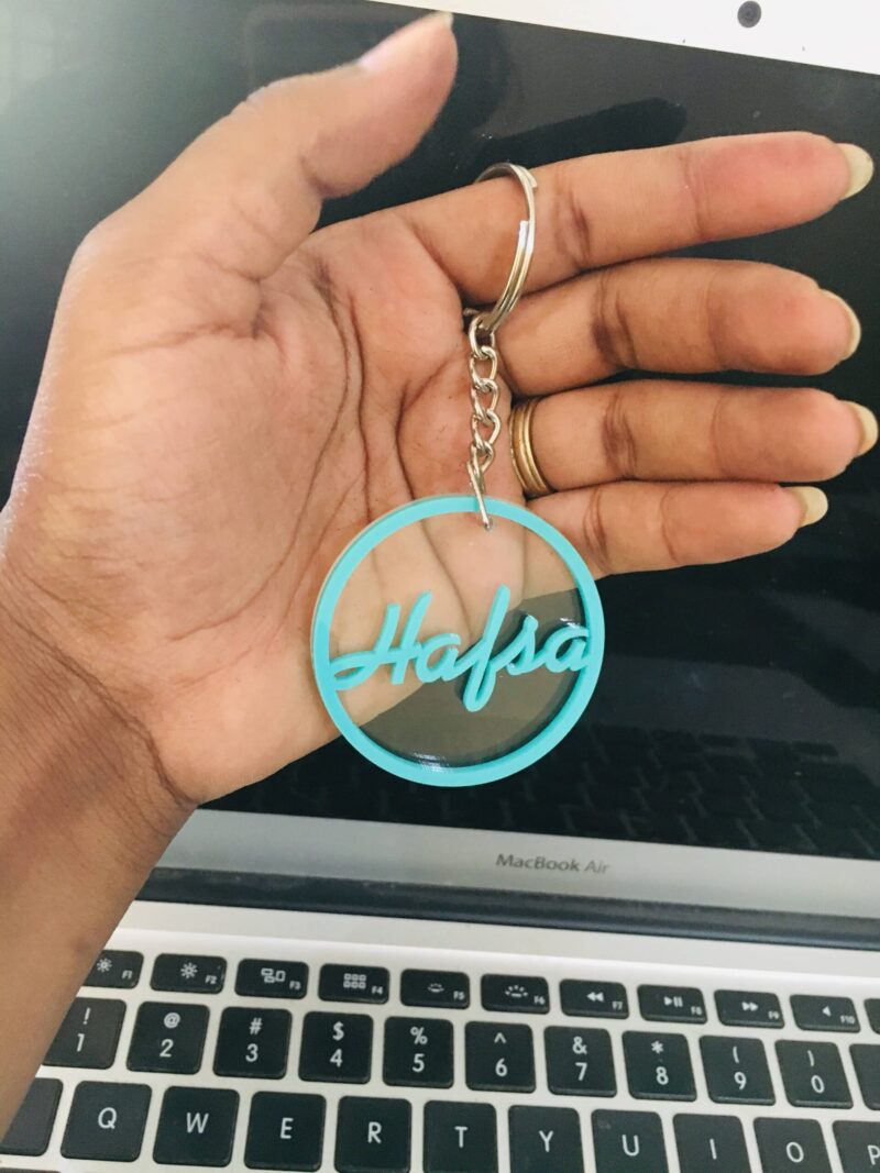 Name keychain - Bubbly Decors