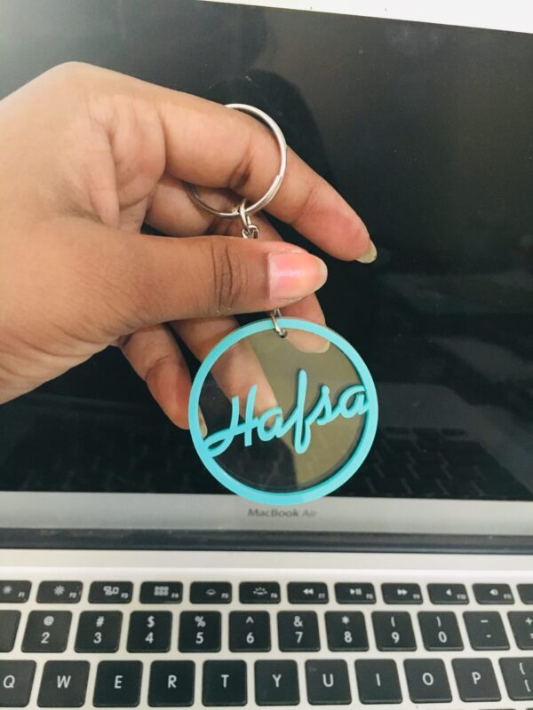 Name keychain - Bubbly Decors